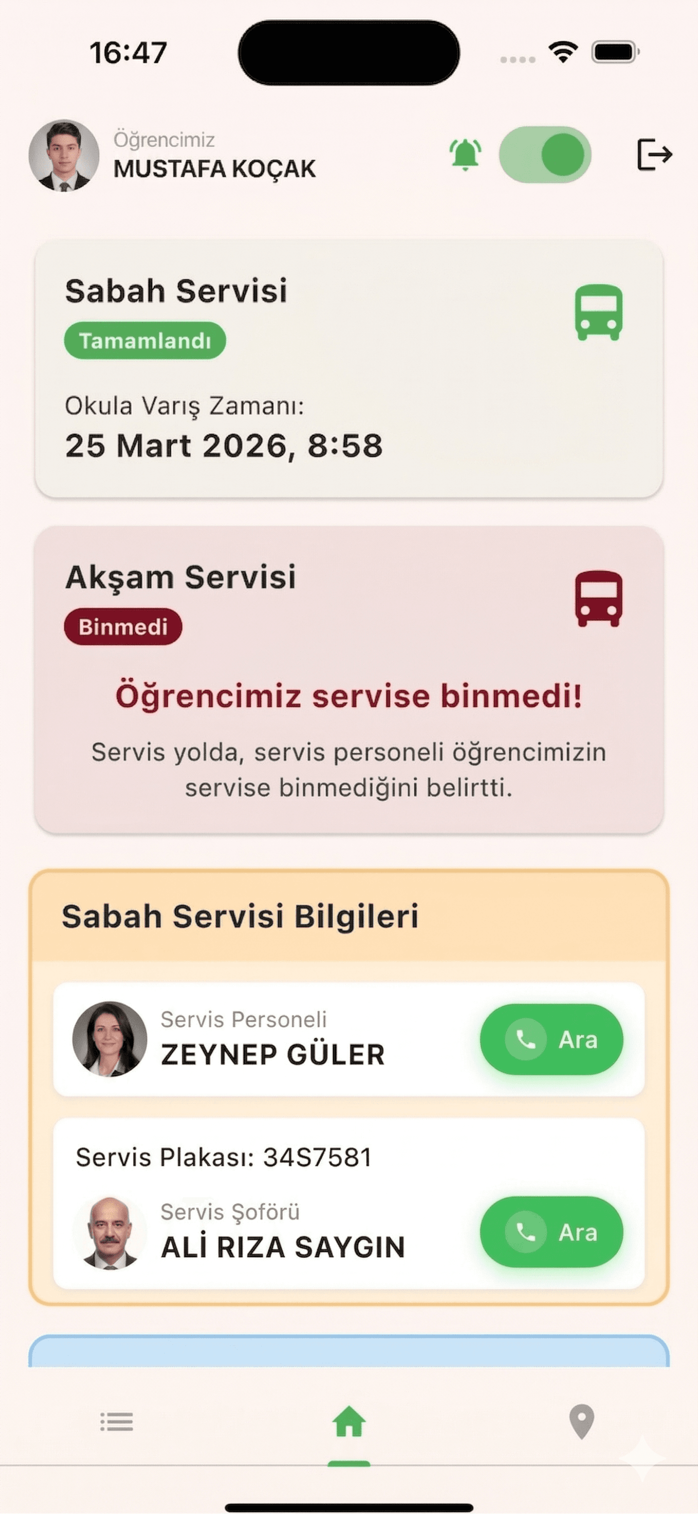 Uygulama ekranı: morning-arrived-evening-not-onboarded